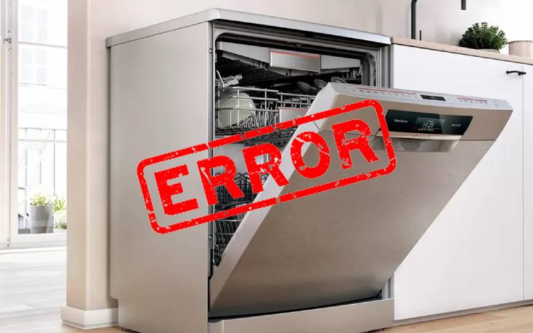 کد خطا E01 یا F01 ظرفشویی بوش