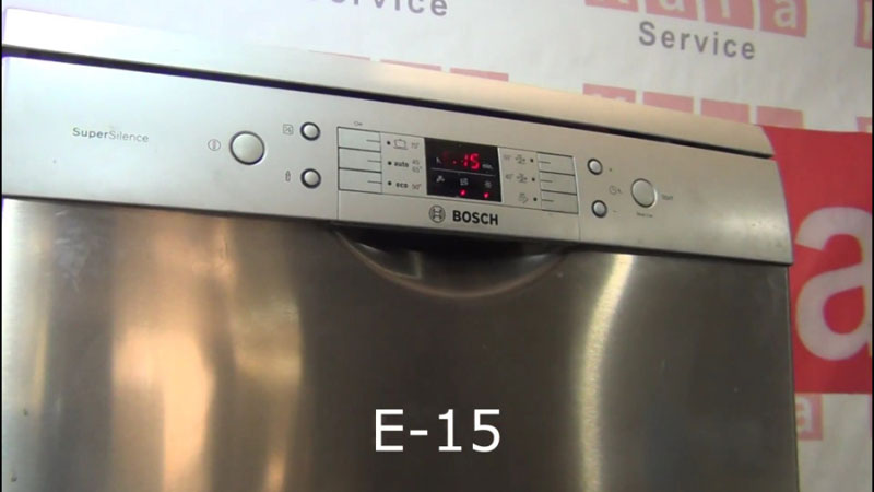 نحوه رفع ارور E15 ماشین ظرفشویی به طور موقت