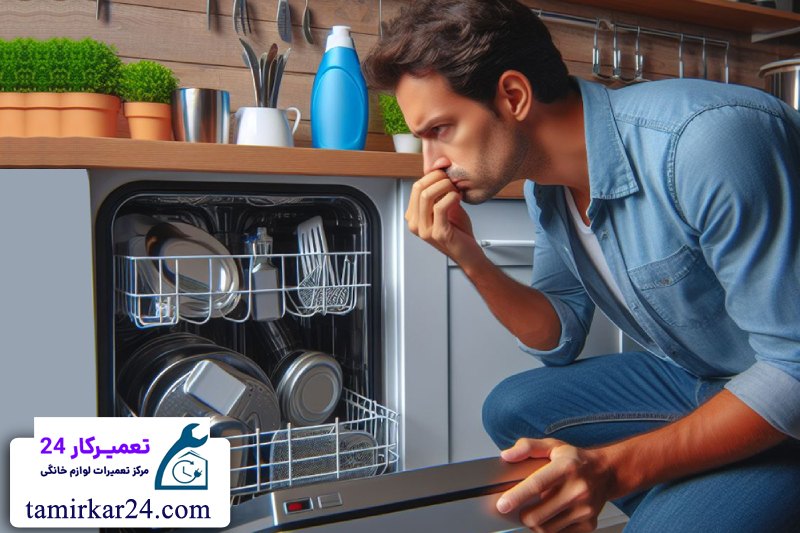 دلایل نشت آب و بوی بد در ماشین ظرفشویی ایندزیت