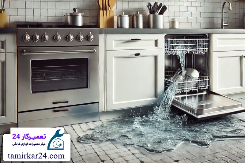 دلایل نشت آب و بوی بد در ماشین ظرفشویی بکو 