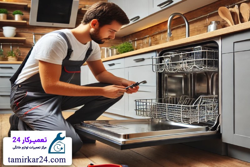 مراحل ثبت درخواست تعمیر ماشین ظرفشویی الگانس در تعمیرکار 24