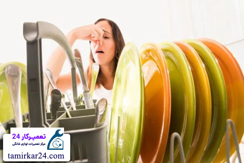 دلایل نشت آب و بوی بد در ماشین ظرفشویی الگانس 