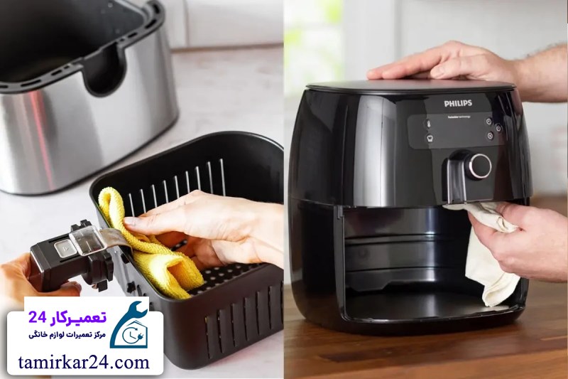 نکات نگهداری و تمیز کاری Air Fryer 