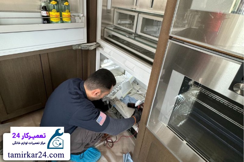 مراحل دریافت خدمات تعمیر ساید بای ساید gaggenau 