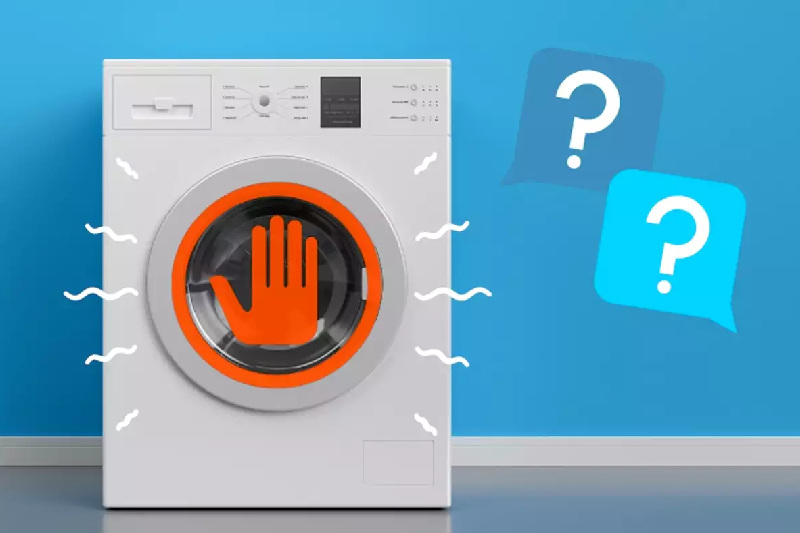 علت لرزش ماشین لباسشویی