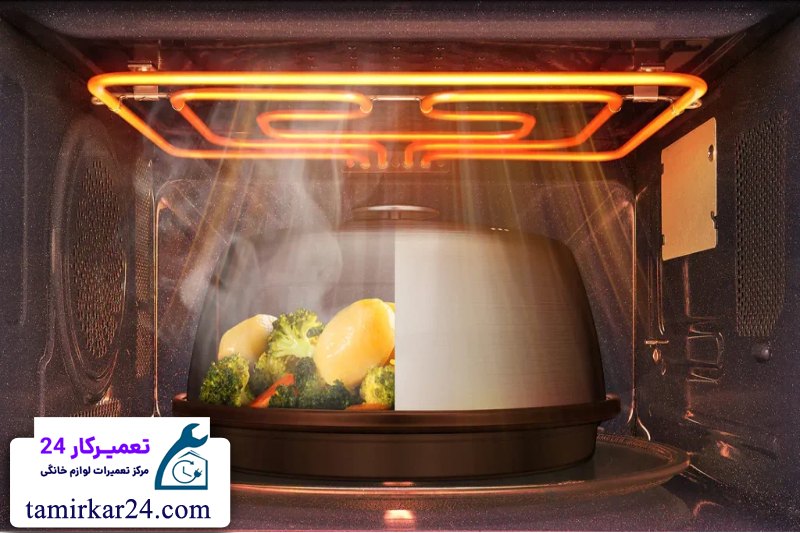 راهنمای گام به گام استفاده درست از حالت کانوکشن در ماکروفر 