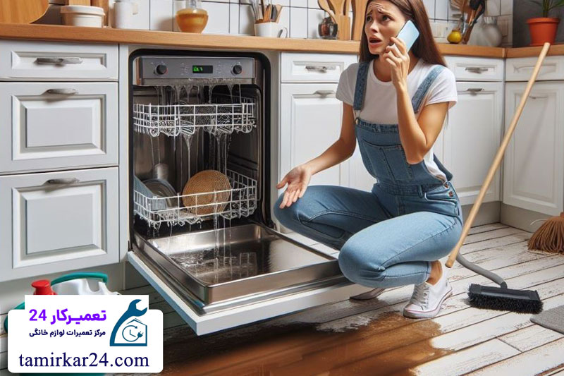 تعمیر نشتی ماشین ظرفشویی 
