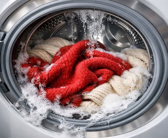 Wool در ماشین لباسشویی