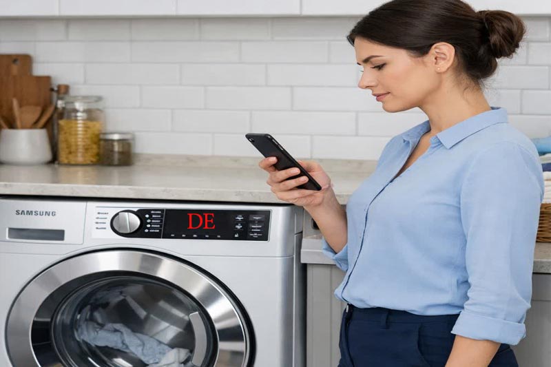 ارور DE ماشین لباسشویی سامسونگ