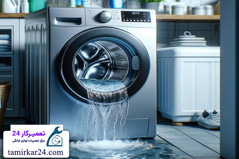 مشکلات مربوط به نشت آب و بوی بد لباسشویی ال جی 