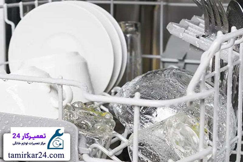 علت خشک نشدن ظروف در ماشین ظرفشویی سام 